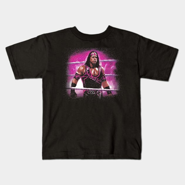 Bret Hart Kids T-Shirt by alesyacaitlin